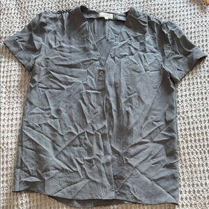 Wilfred Casual Gray Button Down Shirt